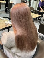 ベレーザ 渋谷(BELEZA)&nbsp;2867ピンクブロンドスローカラーカシスピンク艶感パールグレー