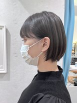 ロンドプランタン 恵比寿(Lond Printemps) 韓国風顔まわりカット透明感グレージュショートボブ【中居】