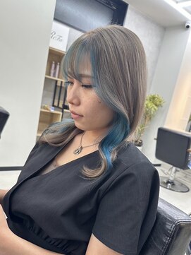 アリープパロット(ALEAP parrot) フェイスフレームインナー/ブルー【ALEAP parrot/多賀】