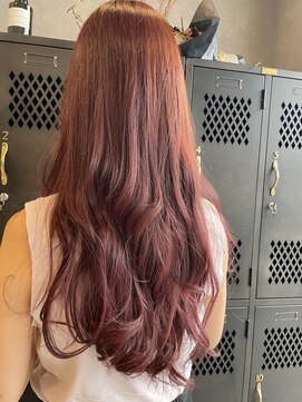 アチーブリス(achieve Liss) ハイトーンカシスブラウン暖色系 ウェーブロング