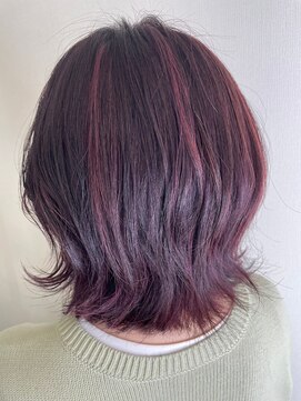 クプア 柏(kupua) エアリーロング/切りっぱなしボブ/ピンクブラウン/美髪[柏駅]