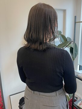 ヘアーアイスカルテット(HAIR ICI QUARTET) グレーベージュカラーダークアッシュベージュくすみカラー黒髪