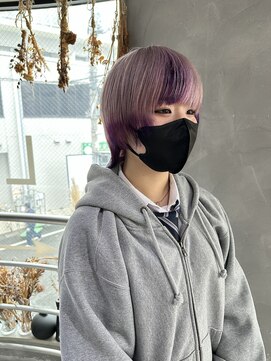 リュッカ(Lyuck) 【MANA】ショートウルフ/デザインカラー/ハイトーン