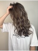 3Dハイライト×プラチナグレージュ