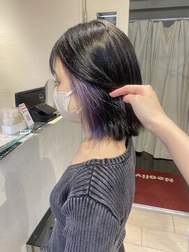 テトラ バイ ネオリーブ 横浜西口店(tetra by neolive) ＊ラベンダーインナーカラー＊[横浜/横浜駅]