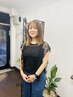 大人インナーカラーとカットセット【新規不可】