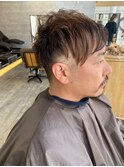 MEN'SHAIRアッシュブラックベリーショートダークアッシュ