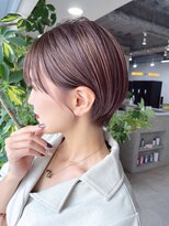 フラッグ 九大学研都市店(Flag) 髪質改善カラーブリーチ縮毛矯正酸性ストレートショートカット