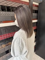 デザインサロンリア(design salon Lia)&nbsp;前髪/アンブレラカラー/こなれミディ/イメチェン/ウェーブパーマ