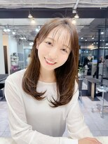 ファンナギンザ(FaNNa ginza) ワンカール/レイヤー/シースルーバング/小顔/前髪/ロングヘア