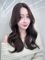 アイティーバイアルバム 松戸店(IT by ALBUM)&nbsp;ロング韓国ヘアおくれ毛顔周りレイヤー_F0466
