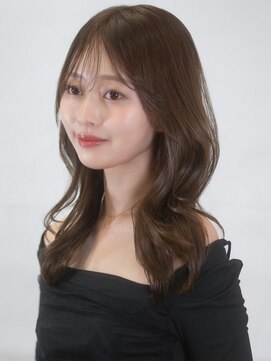 オーブ ヘアー ノエル 青森市青葉店(AUBE HAIR noelle) アンニュイロングヘア/20代/30代/40代/薄め前髪