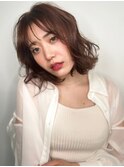 伸ばしかけニュアンスパーマレイヤーミディp1大宮20代30代40代