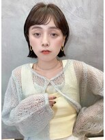 ロンドプロフィール 浦和(Lond profil)&nbsp;顔まわりレイヤー外ハネ韓国風ヘア髪質改善浦和ボブ