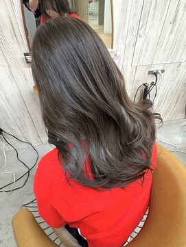 グランマッシュ/オリーブグレー/ショート/ヘイリーボブ/前髪