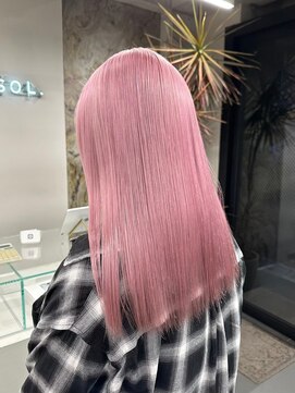 ソル ジングウマエ(SOL JINGUMAE) ハイトーンカラーブリーチペールカラーブロンドシルバーレイヤー