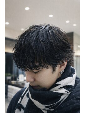 アメリ バイ アピッシュ(Amelie by apish) シャドウパーマメンズグランジパーマスパイラルフェザーパーマ