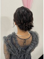 ベルグロー 北新地上通り店(BELLEGROW) 北新地で差がつく♪上品ゆるふわシニヨン/結婚式・お呼ばれヘア