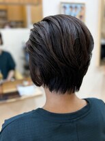 ヘアアンドフェイス マリィファースト(Hair&Face Marry First)&nbsp;衿足すっきりショートボブ