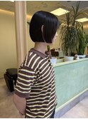 20代/金沢美容室/ブリーチなしダブルカラー/ボブ