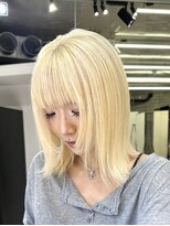 ヲタク(wotaku.)&nbsp;ホワイトブロンド抜きっぱなしブリーチハイトーンケアブリーチ