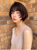 骨格補正ショート×丸みシルエット女性らしさ[岡本/摂津本山]