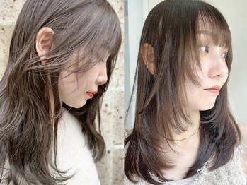 シロ(SiLO)の写真/おろしても結んでもかわいいナチュラルな顔まわりカットも大人気です♪トレンドの抜け感をプラスします◎