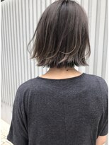 アイコニックナゴヤ(AIconic nagoya)&nbsp;切りっぱなし外国人風グラデーション#ダークグレージュ