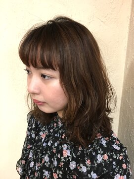 ラブレア(La-Brea) レイヤーミディアムパーマ