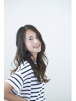 アトリエイトワ(atelier ittowa)&nbsp;くびれヘア/ハイライトカラー/アプリコットオレンジ/美髪/502