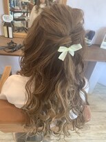 ヘアアンドリラクシングルーム アールフラン(Hair&Relaxingroom arFranc)&nbsp;ハーフアップ