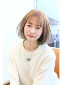 シースルー×エメラルドグリーン