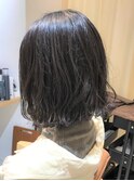 【marblet.】ブラックヘアー外ハネショートボブ☆