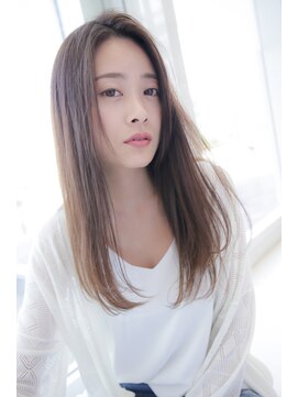ミリオン美容室 大人可愛いナチュラルロングレイヤー