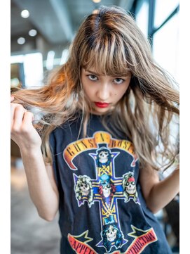 ケアリー 武蔵小杉(Carelly) 大人かわいい前髪セシルカットココアブラウンフリンジウェーブ