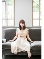 カリン 横浜店(carin) 【carin横浜】暗めカラー/大人ガーリー/鎖骨ミディアム