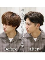 ヨシザワインク プレミアム 横浜 桜木町店(YOSHIZAWA Inc. PREMIUM)&nbsp;【ヨシザワ横浜】ビフォーアフタービジネスヘア