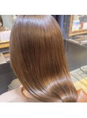 大人かわいいエギョモリ ミルクティーブラウン ひし形シルエット