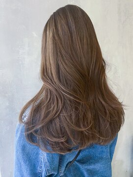 アイティー バイ アルバム 浦和店(IT by ALBUM) ハイライトベージュレイヤーカット_チョコレート_ba365521