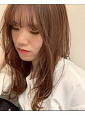 ナチュラルロング×肌映えセピアベージュ