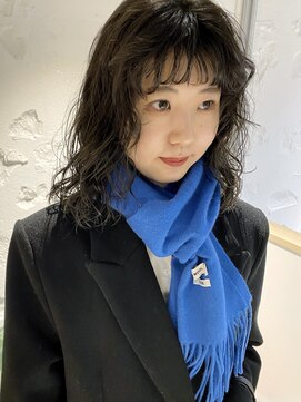 コフィー バイ メルト 吉祥寺(cofy by melt) 【三ツ井純】お洒落無造作パーマスタイリング簡単ダークトーン