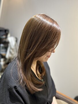 ワ ヘアー(wa-hair) 360度美しいレイヤーロング×W髪質改善×シルキーベージュ