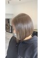 クロノス(KURONOSU) 艶髪前下がりボブで収まり◎