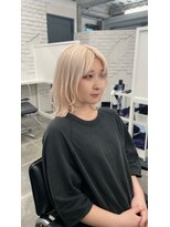 リアン バイ キートス(Lien by kiitos)&nbsp;抜きっぱなしブロンド/ハイトーン/ピンクラベンダーダブルカラー