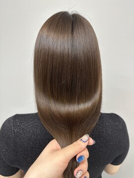 ヘアーアンドビューティーザ エフ(Hair Beauty the F) ＊艶髪_METEO_髪質改善トリートメント_アッシュブラウン_m44