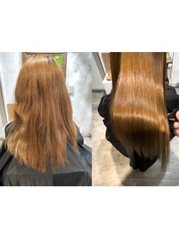 髪質改善でブリーチ毛もツヤ感溢れる髪へ。低価格×高技術を銀座の中心地で体験できる♪