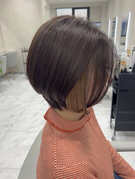 キング(K!ng) 縮毛矯正髪質改善ハイライトレイヤーカット楠葉美容室エクステ