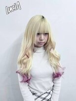 ルシア 京都四条河原町烏丸(LuciA) 【レミー100%/54cm】シールエクステ×裾カラー