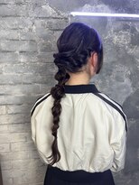 プライズ アイリス 池袋東口店(prize Iris)&nbsp;編み下ろしヘアアレンジパーティーヘアセット池袋