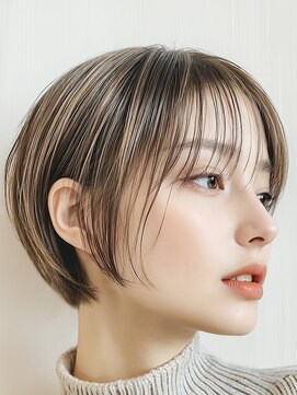 アポロ 横浜駅店(apollo) レイヤーボブハイライトブリーチレイヤーハイトーングレージュ